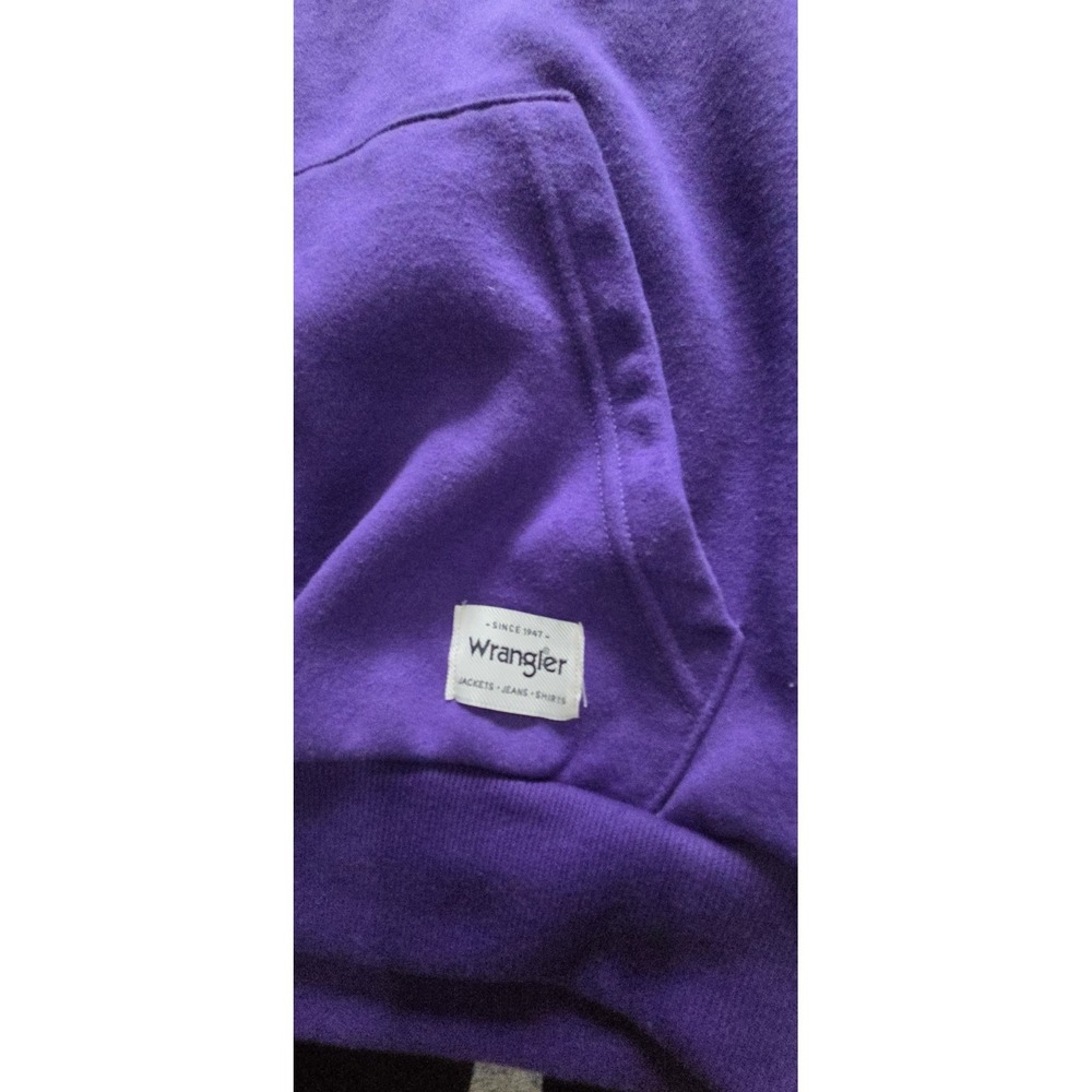 Wrangler LSU Tigers SEC NCAA Purple Hoodie Men 2XL - Picture 5 of 6